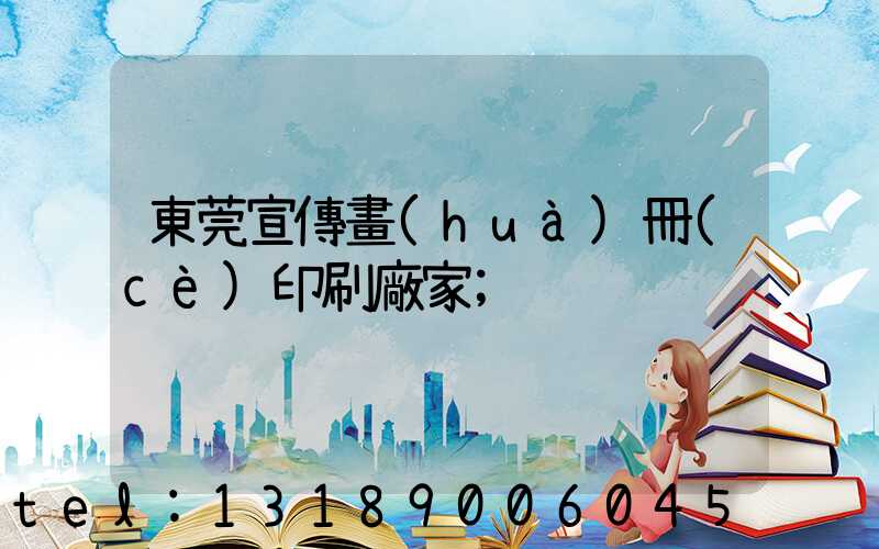 東莞宣傳畫(huà)冊(cè)印刷廠家