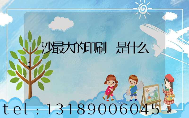 長沙最大的印刷廠是什么廠