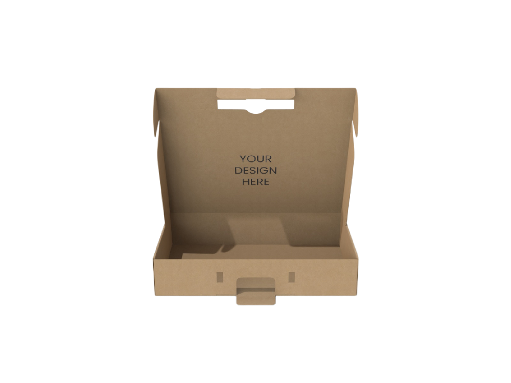 食品包裝盒定制需求分析- 提手保險(xiǎn)扣飛機(jī)盒型設(shè)計(jì)結(jié)構(gòu)圖